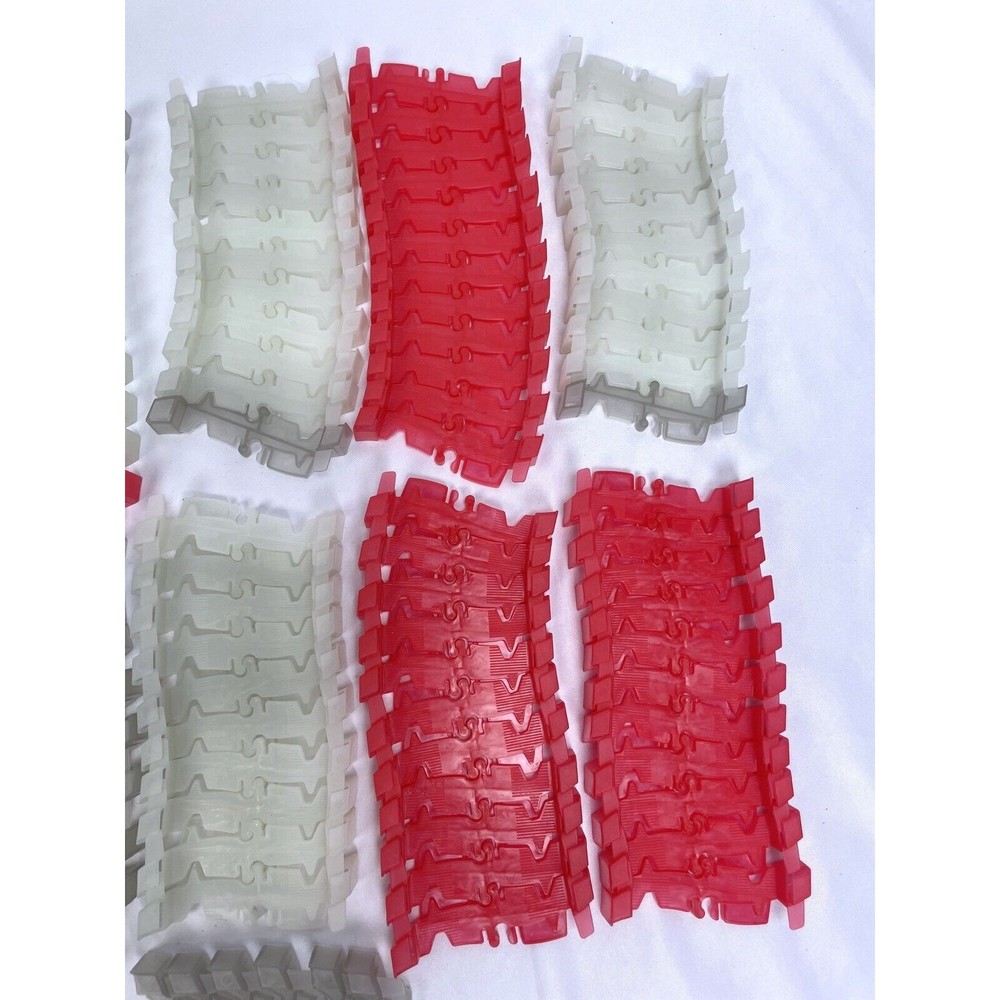 Magic Tracks Glow in‎ the Dark Red Gray White Bend Flex Replacement Part 7ft - Picture 3 of 4